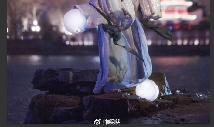 夜景调色:用LR给夜景人像进行修图,PS教程,素材中国网