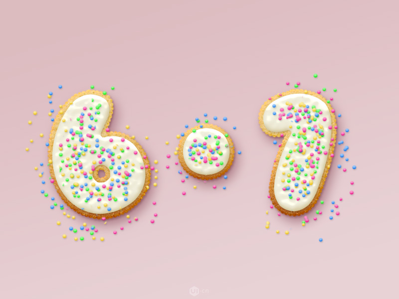 Photoshop制作卡通风格的儿童节艺术字,PS教程,素材中国网